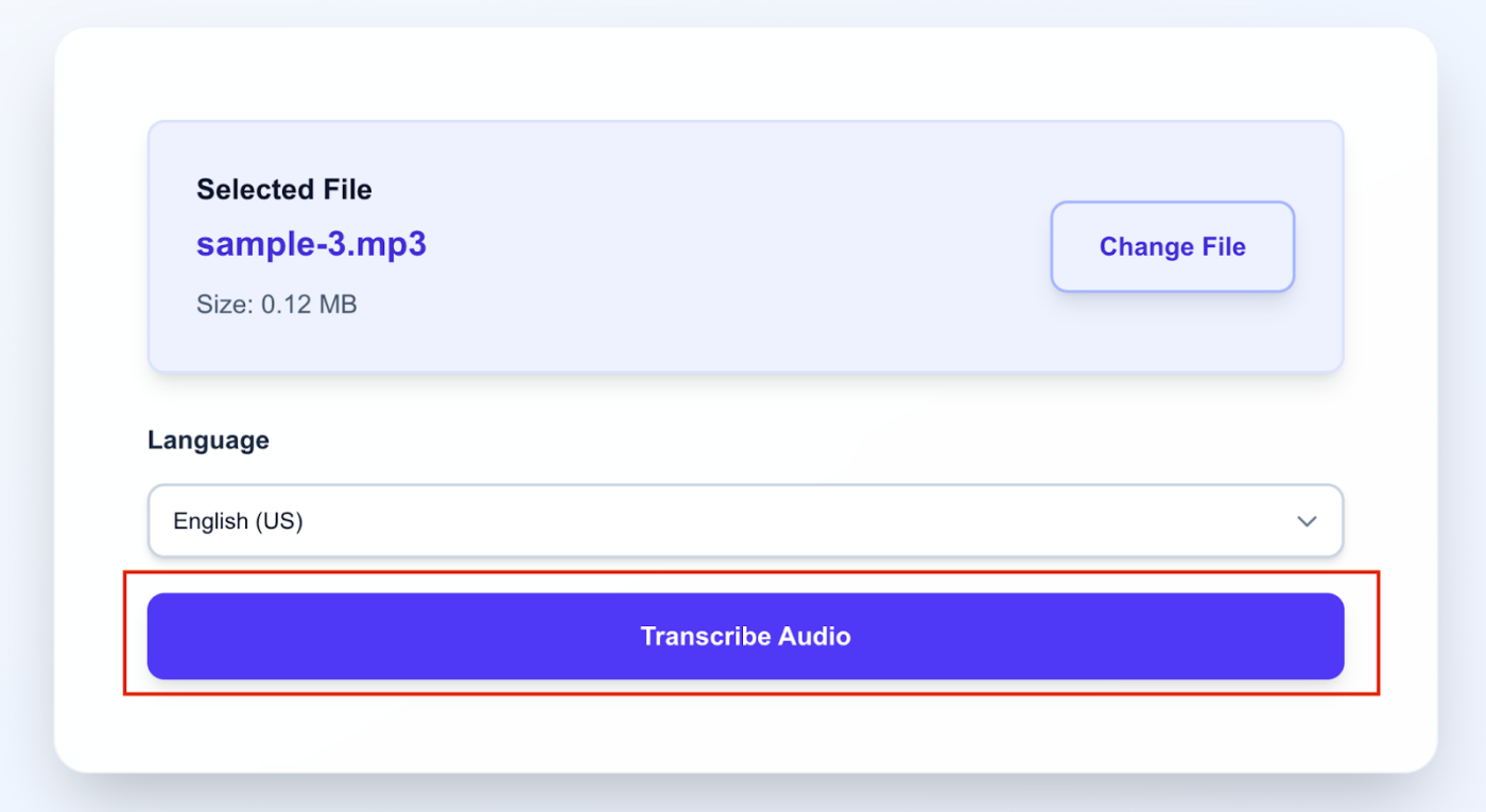 Get podcast transcriptions quickly