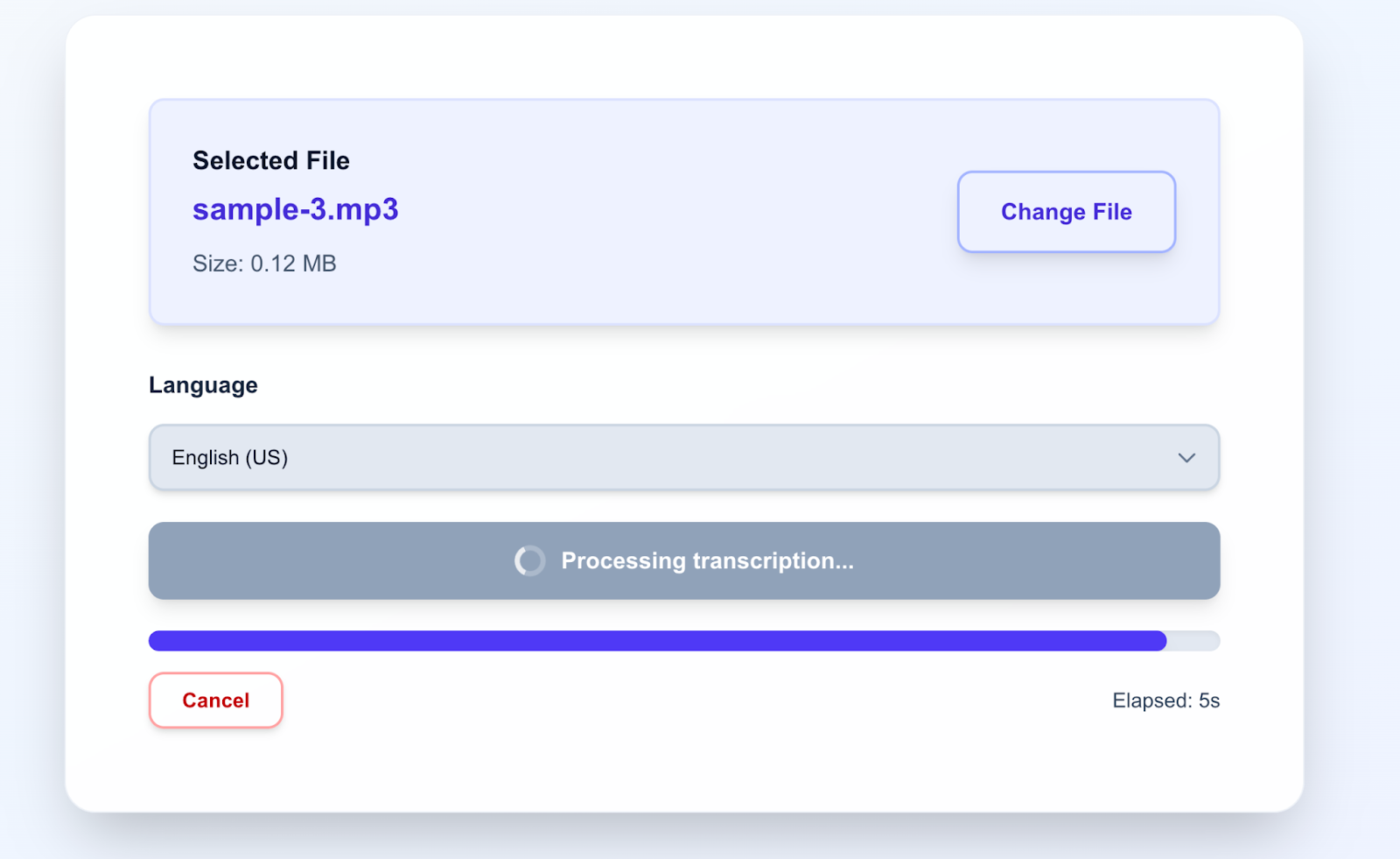 Get podcast transcriptions quickly