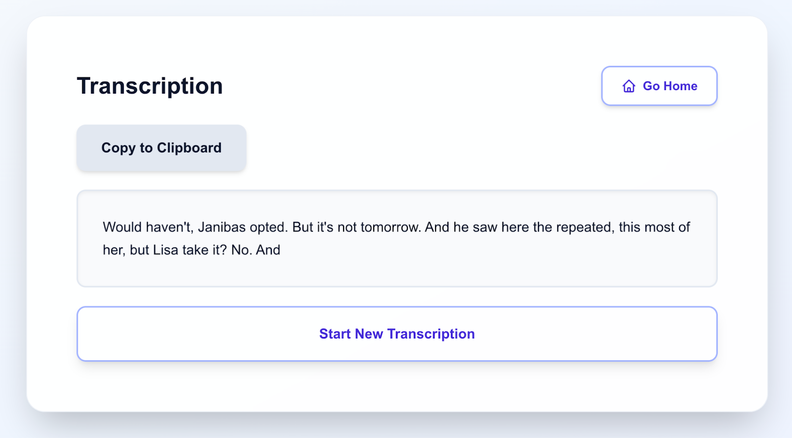 Get podcast transcriptions quickly