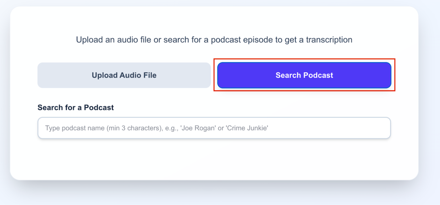Podcast transcription | How to transcribe any podcast from Apple Podcasts or Spotify